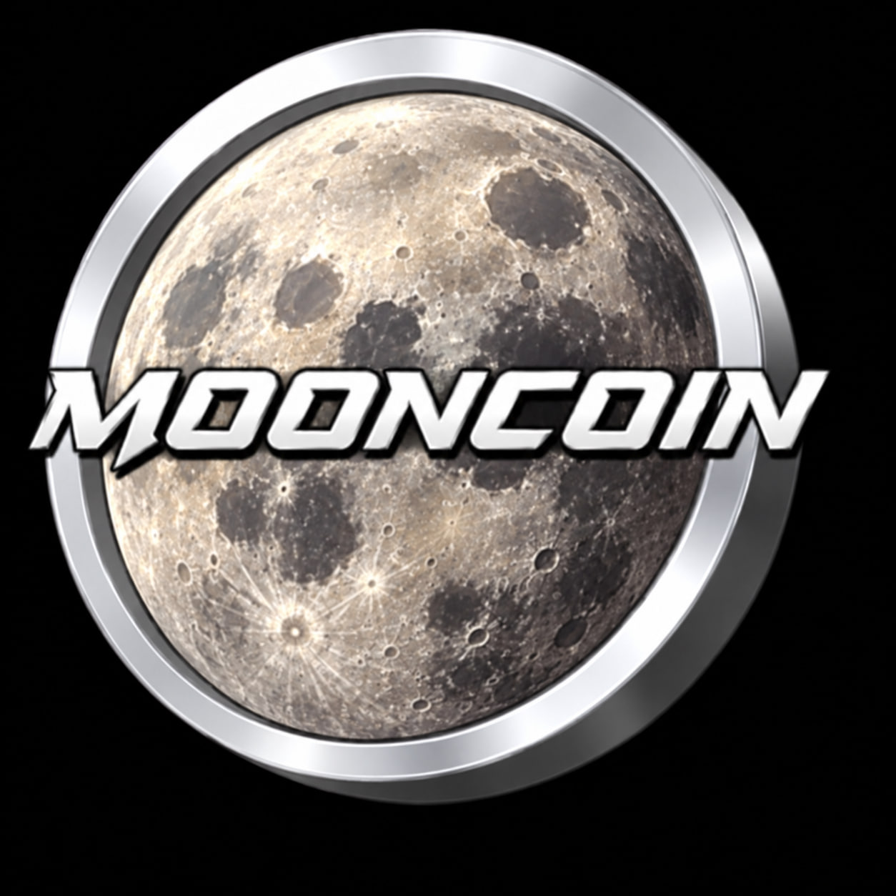MOONCOIN framed moon